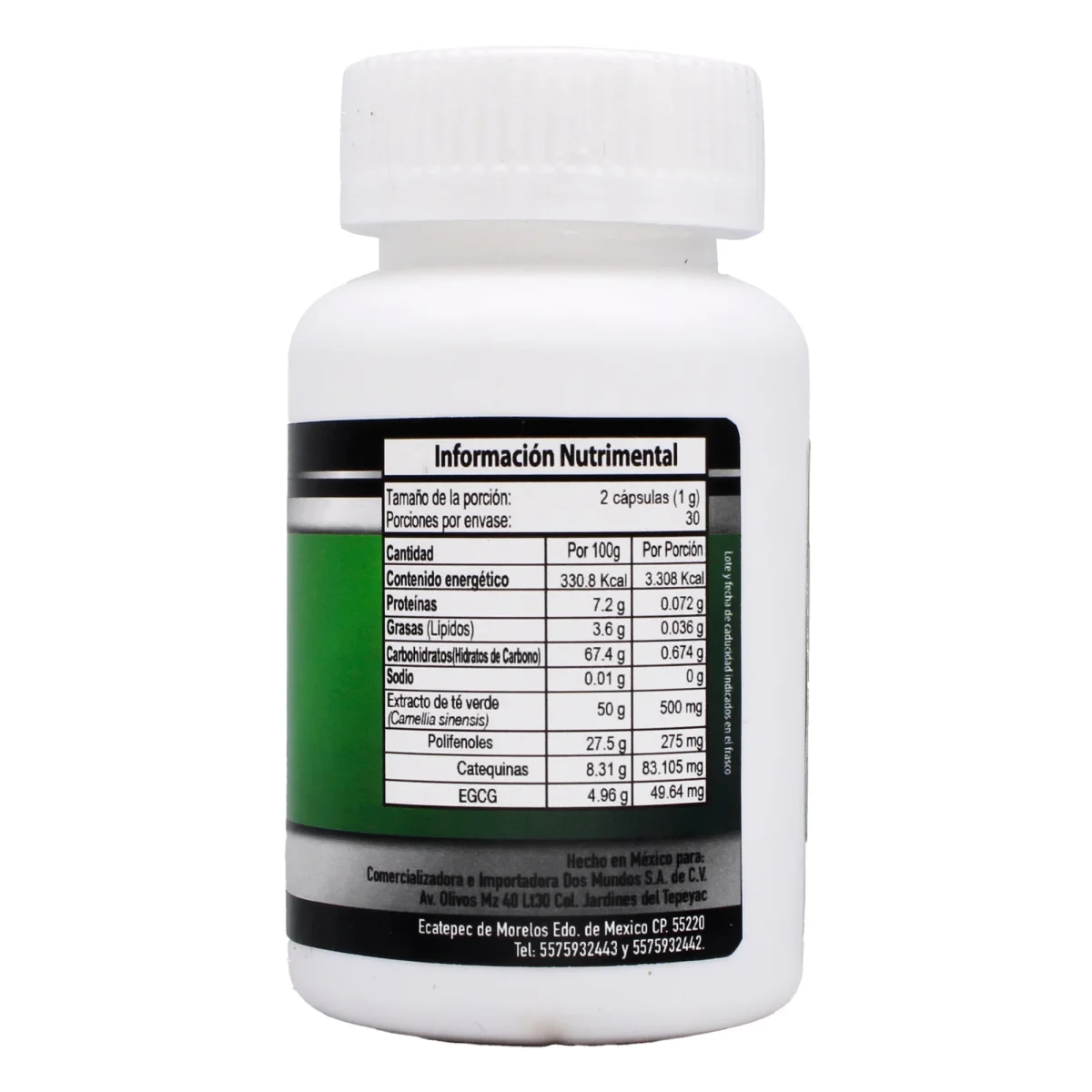 Egcg Extracto Te Verde 60 Cap - Imagen 3
