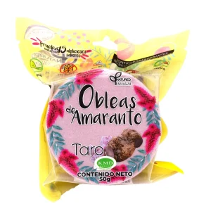 Obleas De Amaranto Con Taro 50 G (Caja 12)