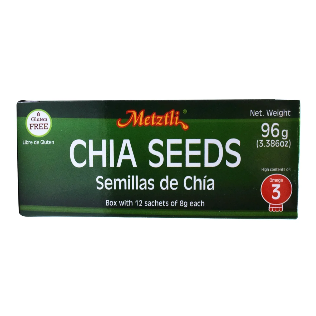 Semilla De Chia En Sachet 96 G (Paquete 12) - Imagen 4