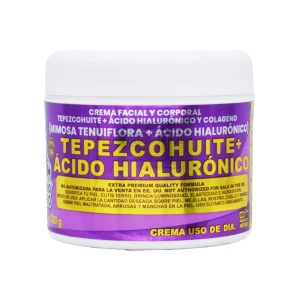 Crema De Tepezcohuite Acido Hialuronico Dia 120 G