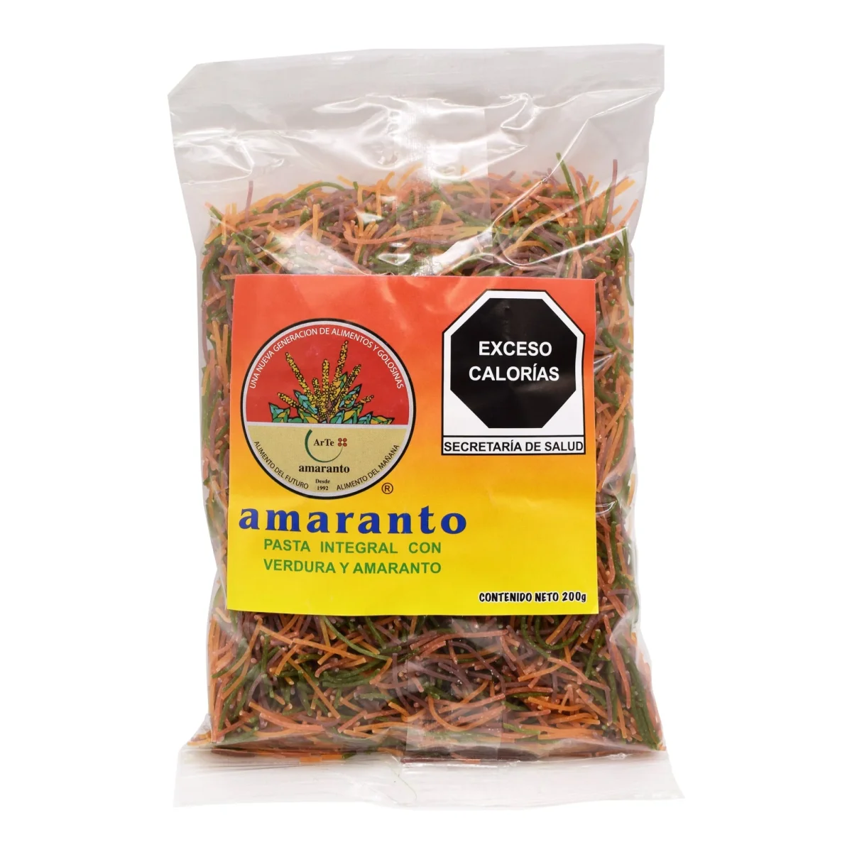 Pasta Integral Amaranto Fideo 200 G - Imagen 2