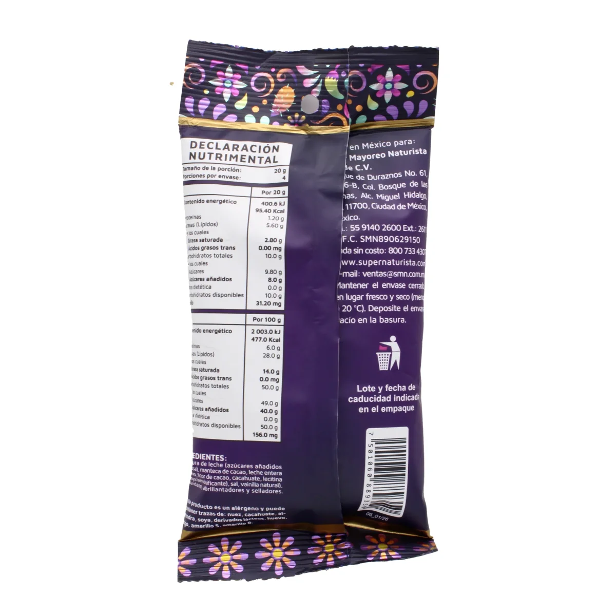 Arandano Con Chocolate 80 G (Caja 12) - Imagen 3