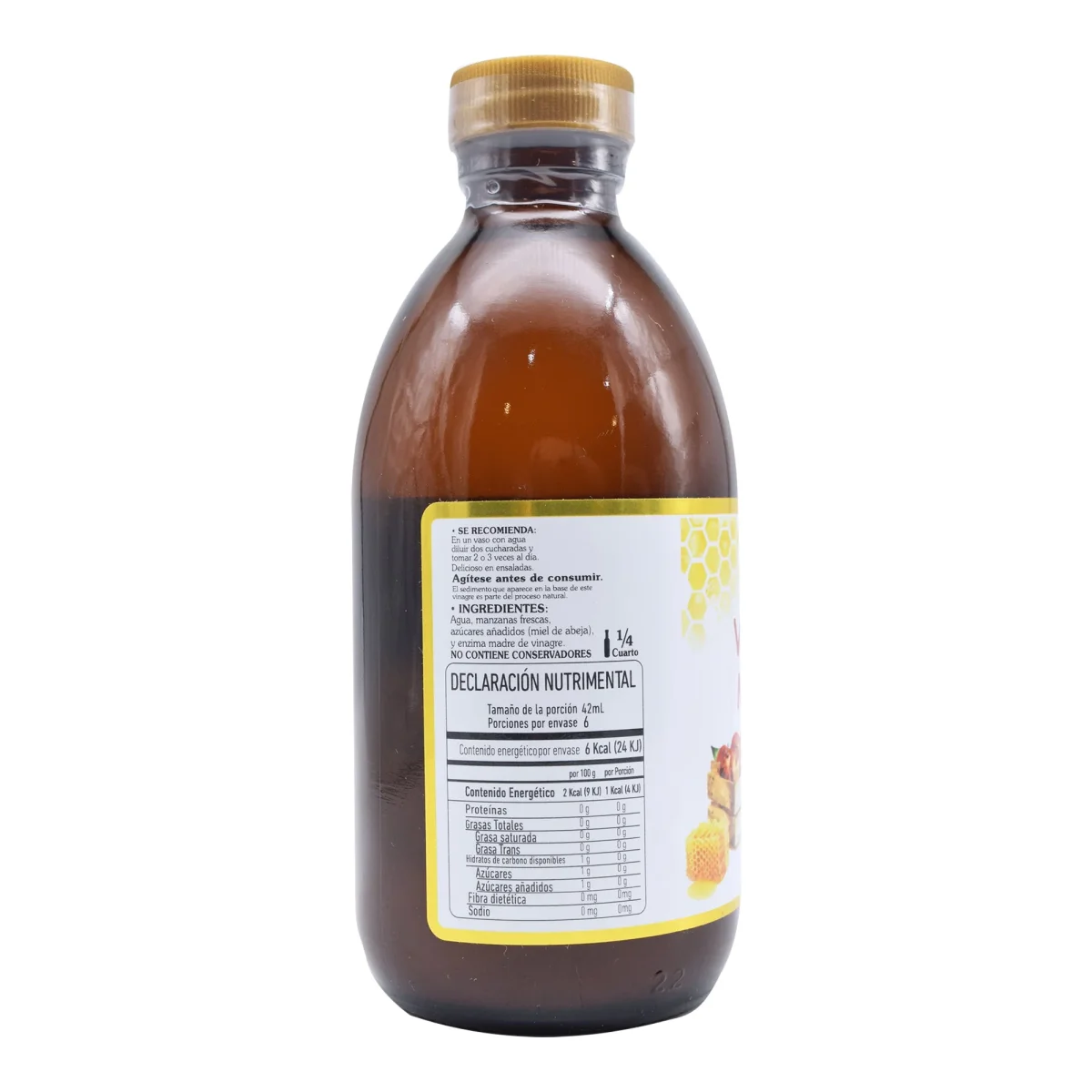 Vinagre De Manzana Y Miel 250 Ml - Imagen 3