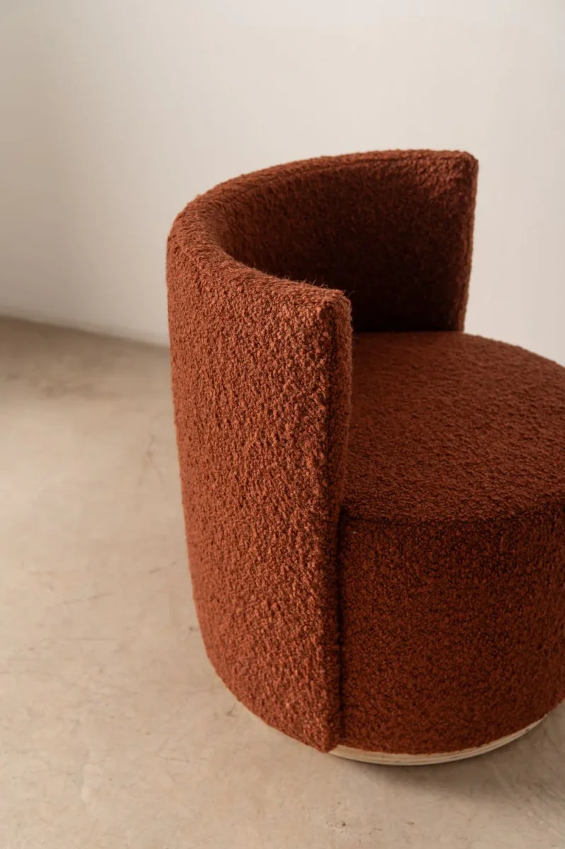 Sillón Artesano Borreguito Burdeos - Imagen 5