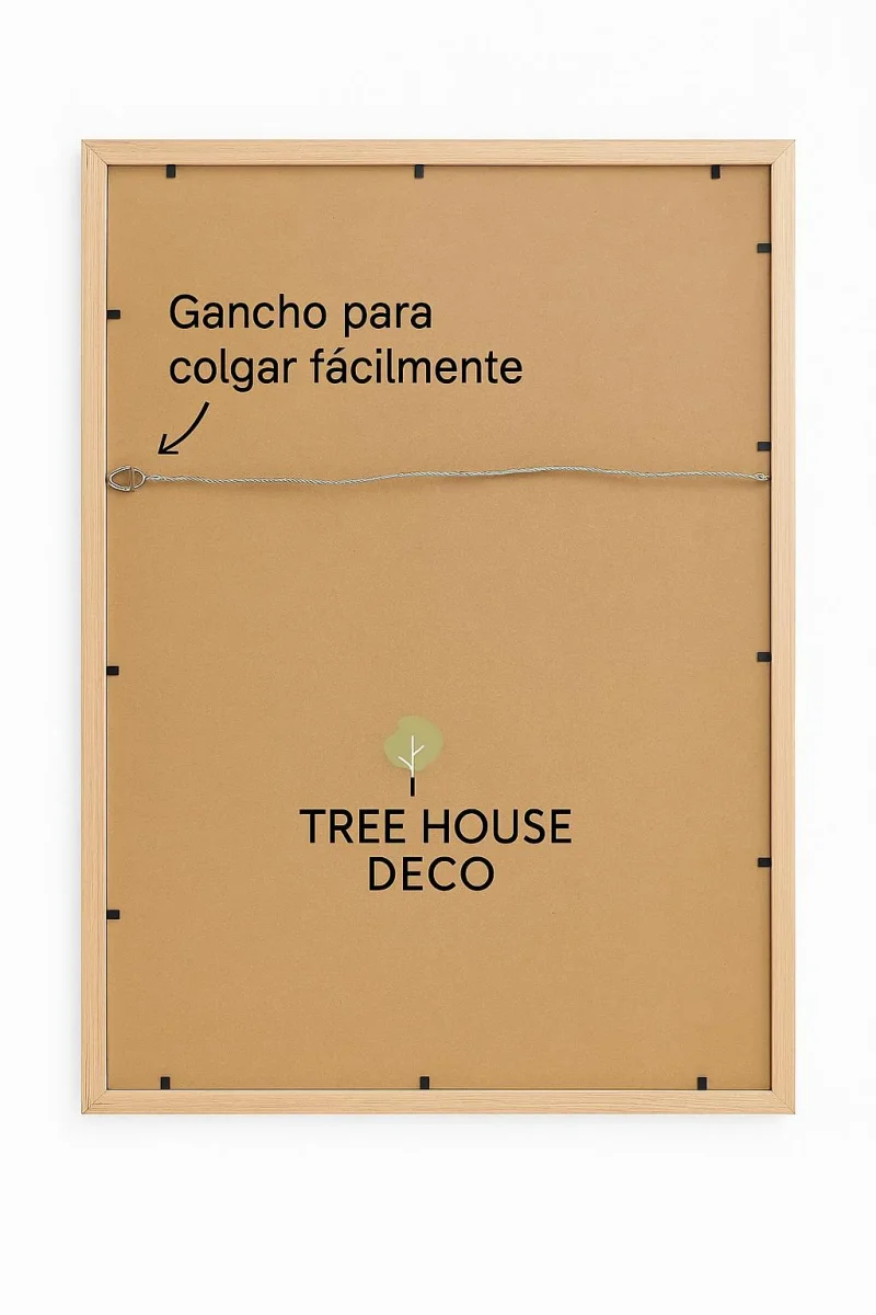 Cuadro Individual Como Perros y Gatos XXI Marco Natural PROMO 2X1 - Imagen 5
