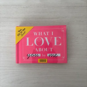 Libreta para regalar: What I love about you