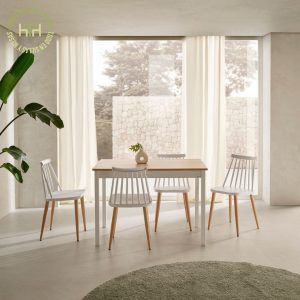 Mesa de cocina Cannes laminado y 4 Sillas De Cocina Innova – Serv Express