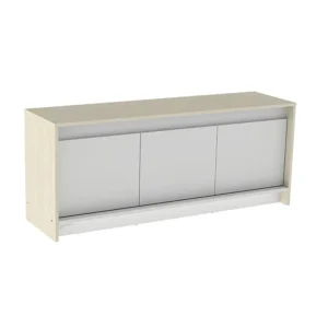 Mesa Tv Rack Minimal 3 Puertas 1.28m