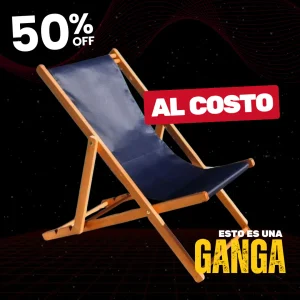 Reposera Madera Ibera Lona Plegable
