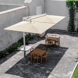Parasol Doble de diseño para Jardín Maracaibo Aluminio