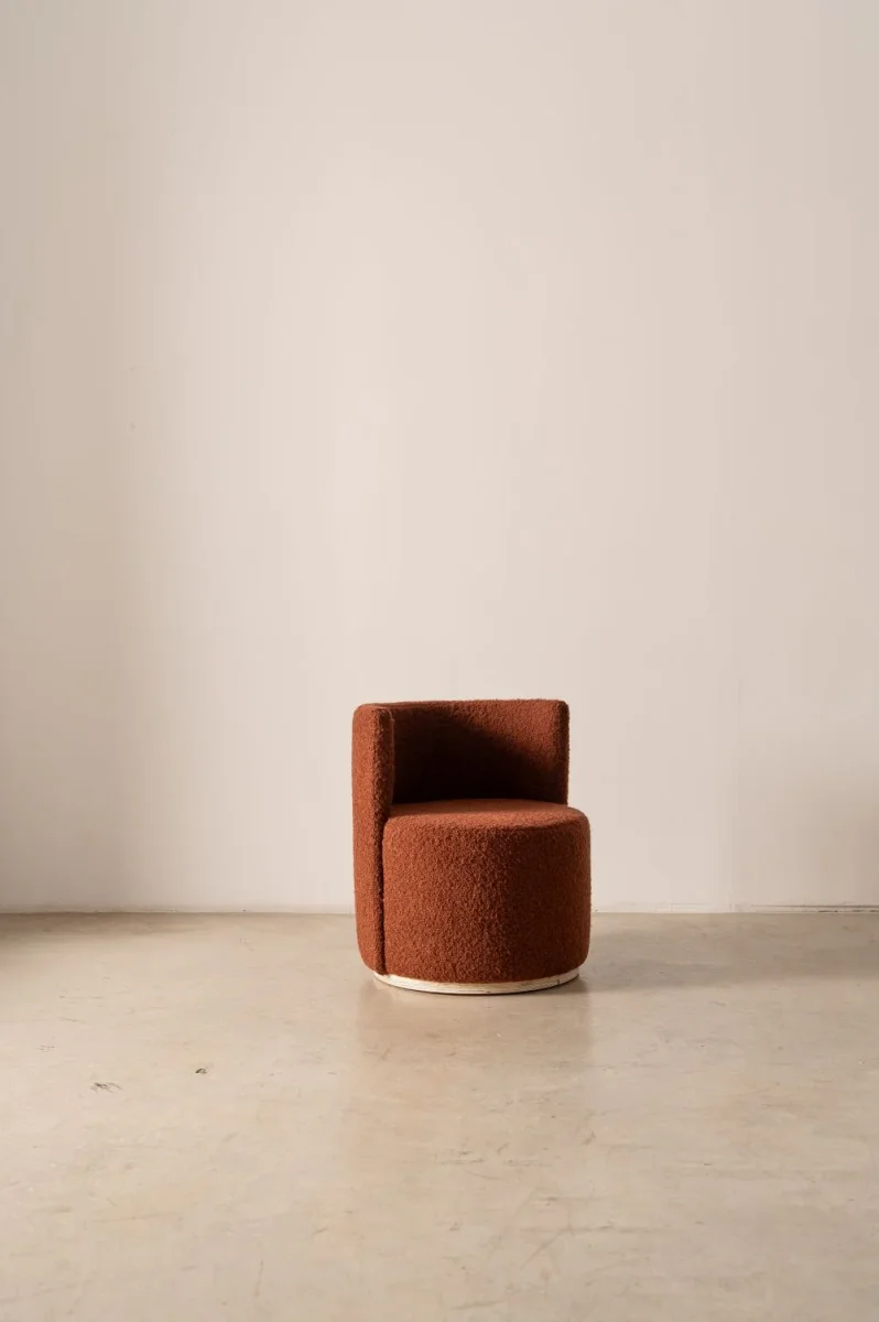 Sillón Artesano Borreguito Burdeos