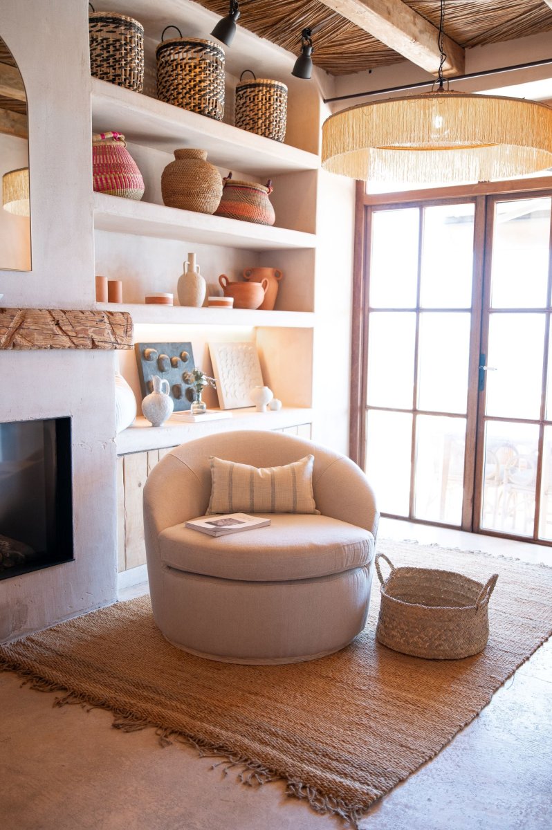 Sillón Artesano Jávea Lino Natural