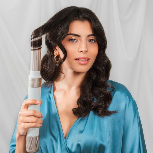 Cepillo De Aire Moldeador De Pelo Bamba Ceramiccare 14In1 Airglam Champagne – 252 - Imagen 4