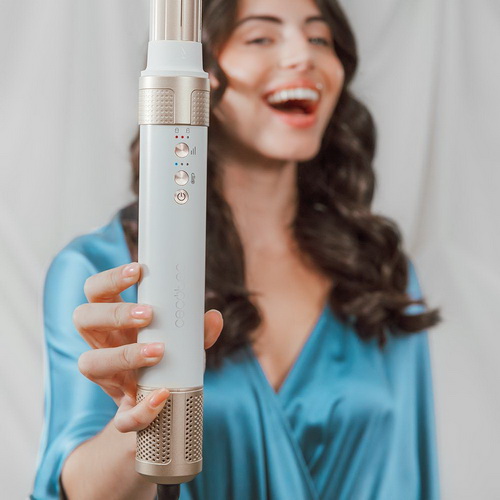 Cepillo De Aire Moldeador De Pelo Bamba Ceramiccare 14In1 Airglam Champagne – 252 - Imagen 5