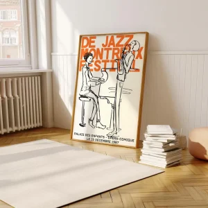Cuadro Decorativo Música, Jazz Festival Comique