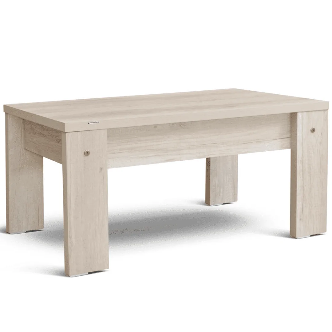 Mesa Centro Ratona Doppia Elevable Madera 0.90m