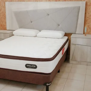 Respaldo Cabecera Moderno Kendor Tapizado Sepia 2m